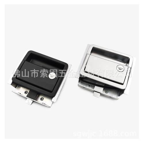 锌合金插销式平面机罩锁面板锁锁舌式平面手柄A-1151R-1-1