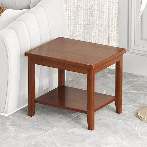 家用客厅沙发边小桌子小茶几式茶几边角桌床头边桌储物架子