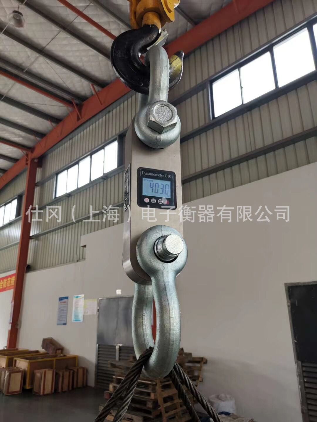 上海出.口英文电子测力计50T100T150T200T300T数显拉力计质好