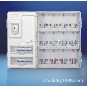 AAA威斯康透明电表箱单相表12位表(PVC塑料透明计量箱+总开+表后