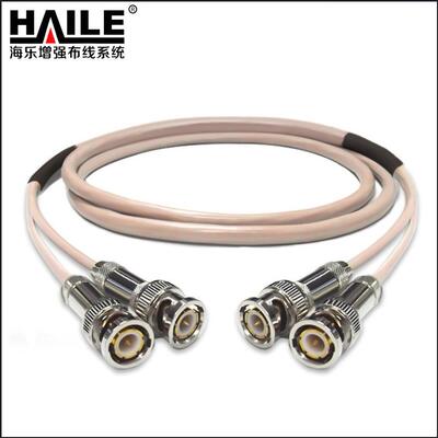 2M跳线BNCQ9-Q9两兆E1接头成品跳线syv-75-2-1DDF转接线2芯
