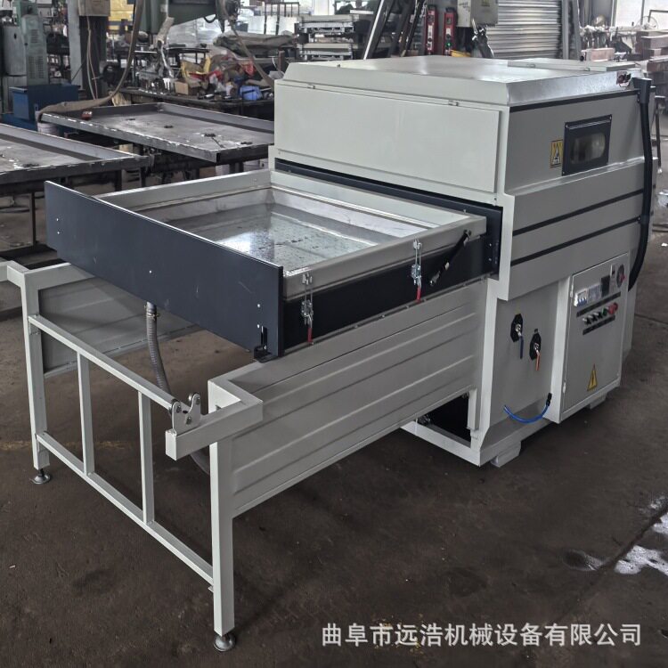 茶几面吸塑机厂家免拉手门板软硬包木门正负压PVC膜真空覆膜机
