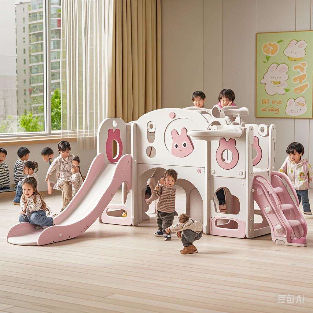 宝宝滑滑梯儿童室内家用小型婴儿秋千组合小孩大型玩具幼儿游乐场