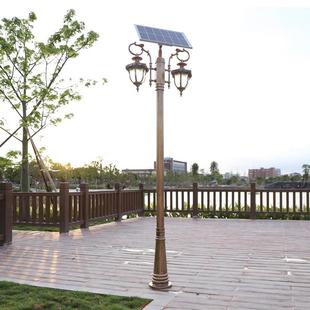 景观灯柱方灯户外灯柱3米太阳能庭院灯小区公园路灯led庭院灯