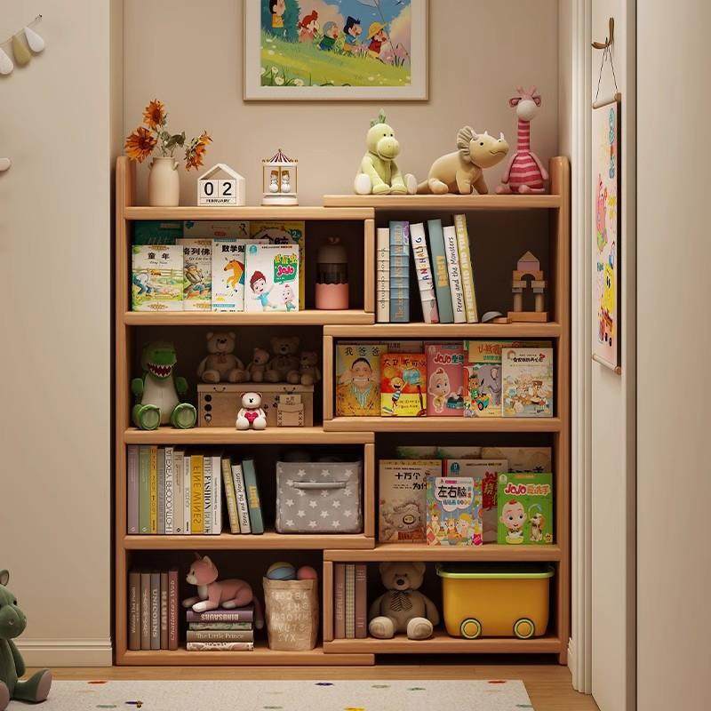 实木书架一体靠墙书柜储物柜窄柜幼儿园绘本收纳架走廊过道置物架,畜牧/养殖物资,畜牧/养殖器械,淘宝优惠券,粉丝福利购,淘宝优惠卷