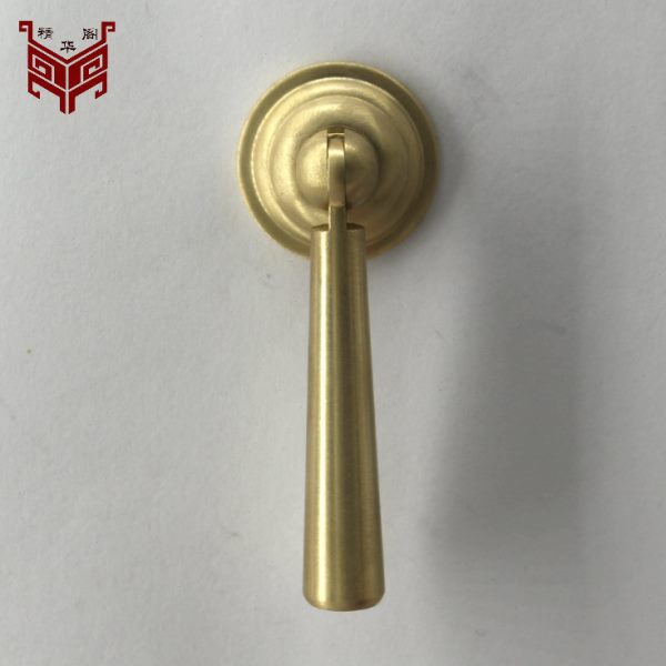 新中式纯铜橱柜拉手欧式全铜家具五金配件衣柜门抽屉小拉手铜把手