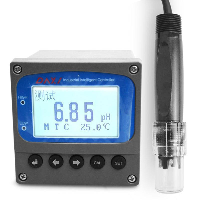在线PH计工业控制器测试仪ORP检测仪传感器电极探头在线式双通道