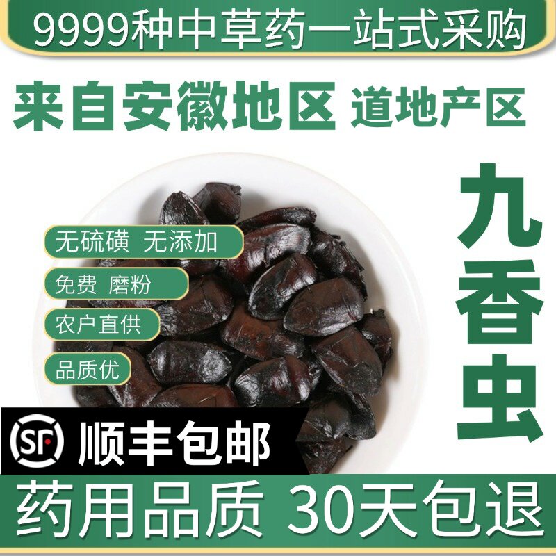 材特级野生九香虫 新货云南打屁虫屁巴虫臭壳子虫50克