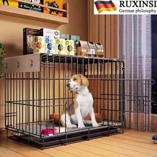 德国品质狗笼子小型犬室内折叠带厕所泰迪比熊中型犬宠物专用狗窝
