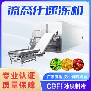 广州冰泉流态化速冻机食品速冻工厂采购厂家直销