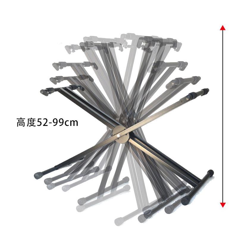 乐器支架配件双X型双管架电子琴支架 古筝架双层双管架双管键盘架