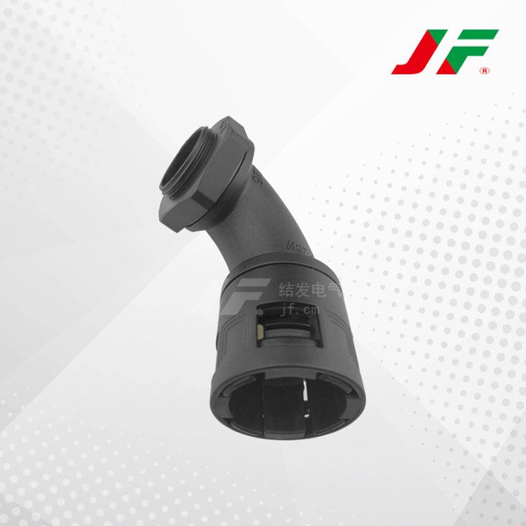 【JF34W波纹管弯接头】90度圆角弯头 AD34.5软管弯头 PG29/M32