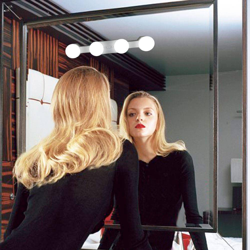 LED镜前灯浴室梳妆台补光化妆灯便携充电款化妆镜灯吸盘灯镜子灯