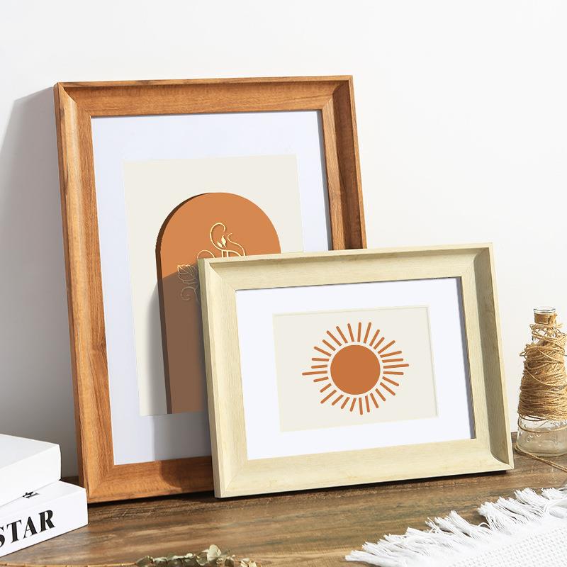 复古大相框挂墙A3a4照片海报展示装裱画框24寸16开油画像框架4k8K