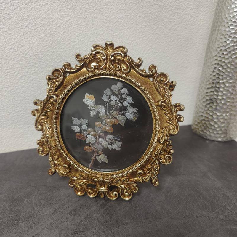 法式复古桌面摆件卧室相框轻奢床头沙发客厅挂画装饰画框简约专用