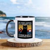 外贸Cat猫咪Cats新款 Paws陶瓷咖啡杯马克杯子高颜值茶水杯 Star