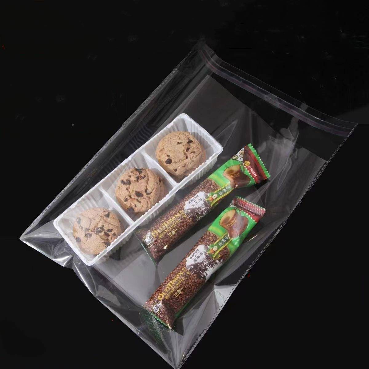 popp自粘服装包装袋op塑4料袋自粘袋方宏袋5宽