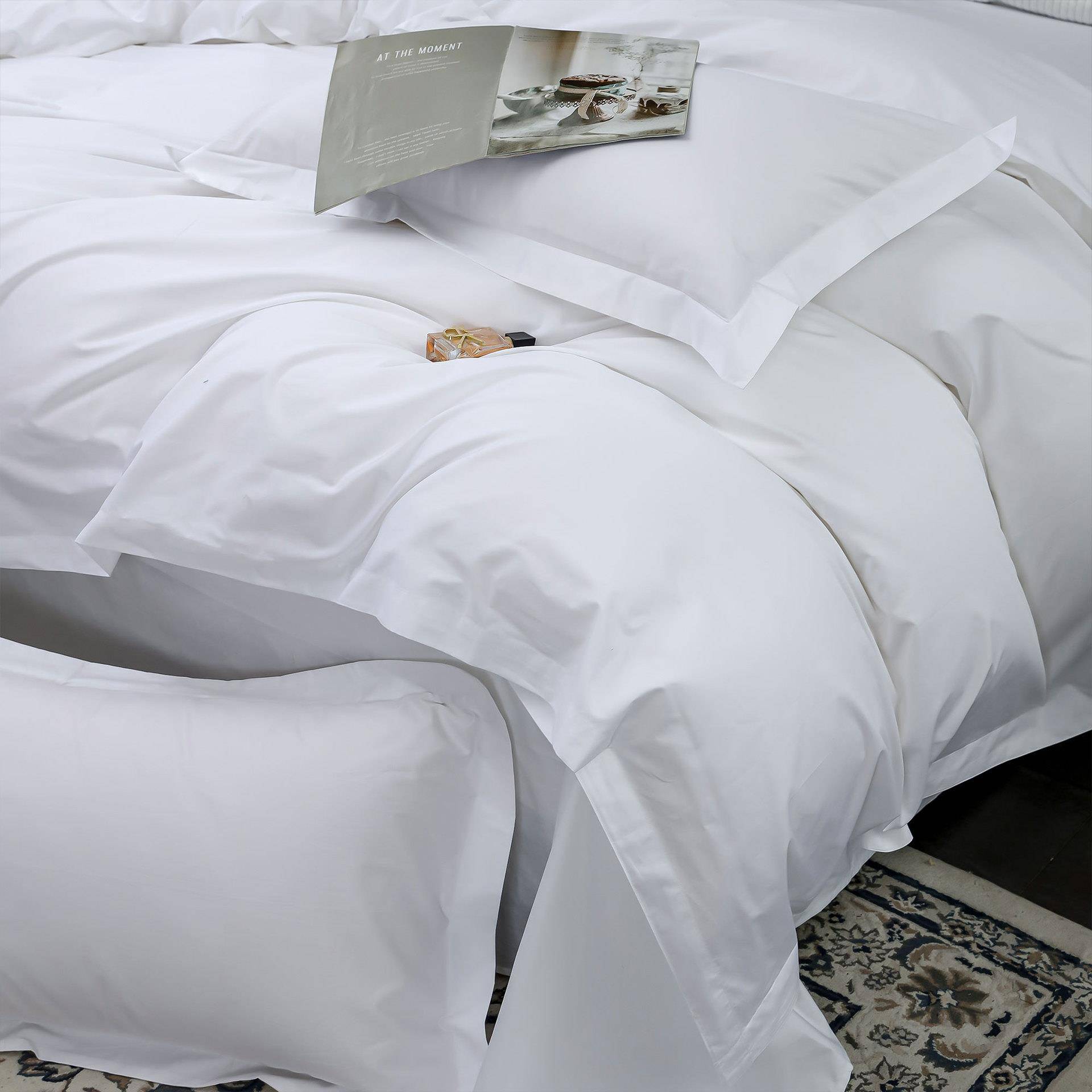 酒店四件套民宿宾馆酒店套件酒店布草全棉床上用品酒店床品四件套