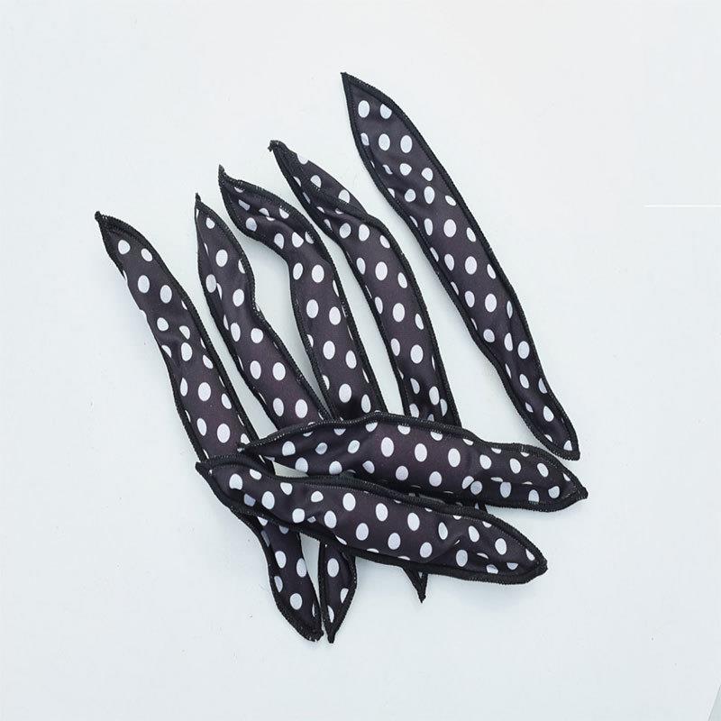 工厂直销海绵卷发器无热睡眠卷发棒波点发卷梨花头睡眠卷发筒