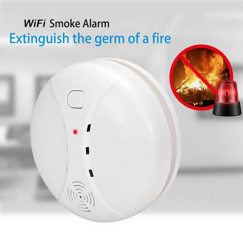 Hot independent fire alarm smoke detector with 9V battery