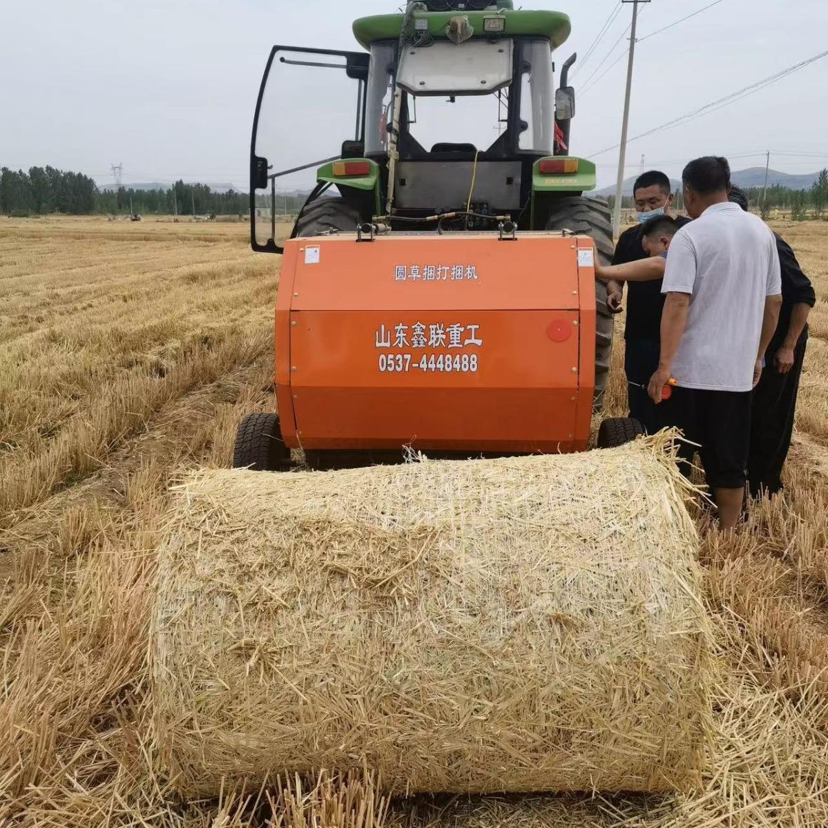 套网式秸秆打捆机小麦稻草捡拾机全自动打捆机厂家