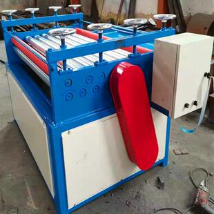 厂家供应1.米2mm厚半自动校平机钢板铝板校平机彩钢板整平机