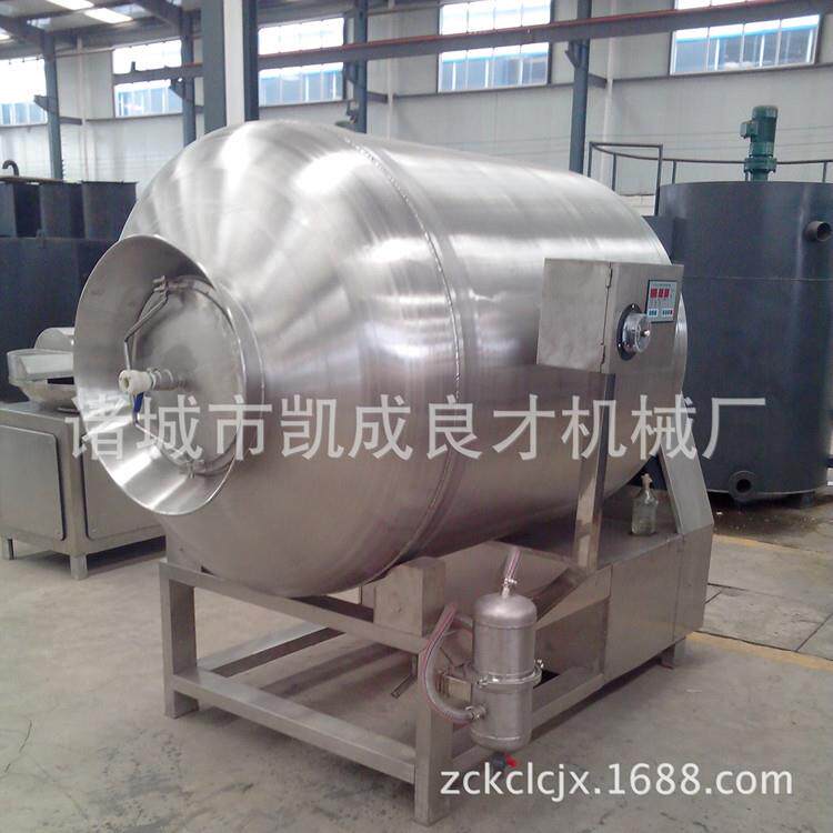 供应变频真空滚揉机牛柳腌制加工设备真空滚揉机鸡柳腌制机