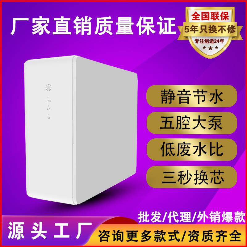 先科净水器双出水RO反渗透纯水机500加仑家用净水机跨界礼品