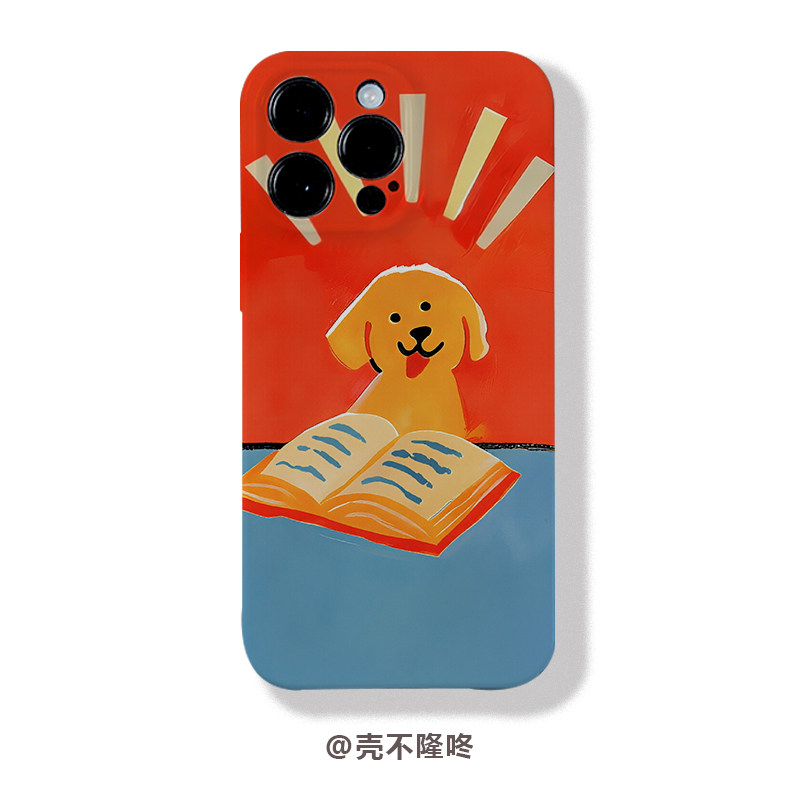 趣味学习小狗菲林手机适用于iP手机保护套/壳