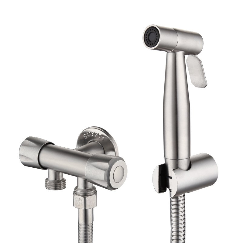 Handhecld Bidet Spray Shower Set Toilet Shattaf Sprayer Douc