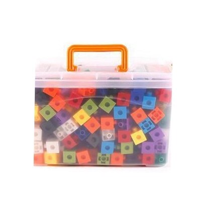 100pcs Numberblocks Mutltilink Linking Counting Cubes Snap