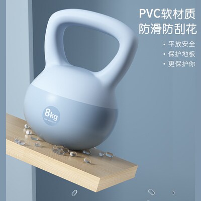 women Sport kettlebell dumbbellD fitness strength training