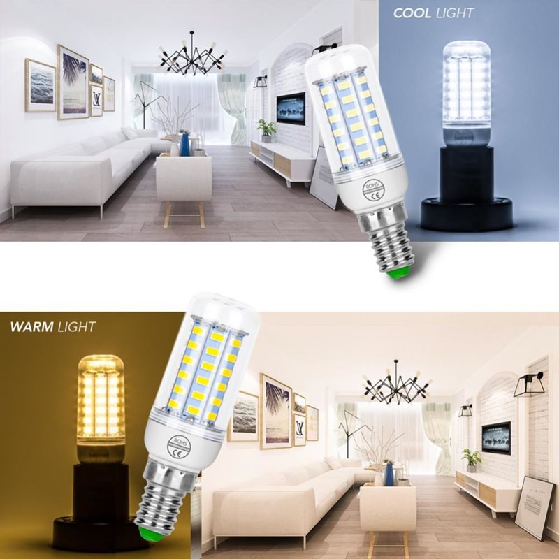 220V GU10 Led Lamp Bulb E14 Led Candle Light Bulb E27. Corn