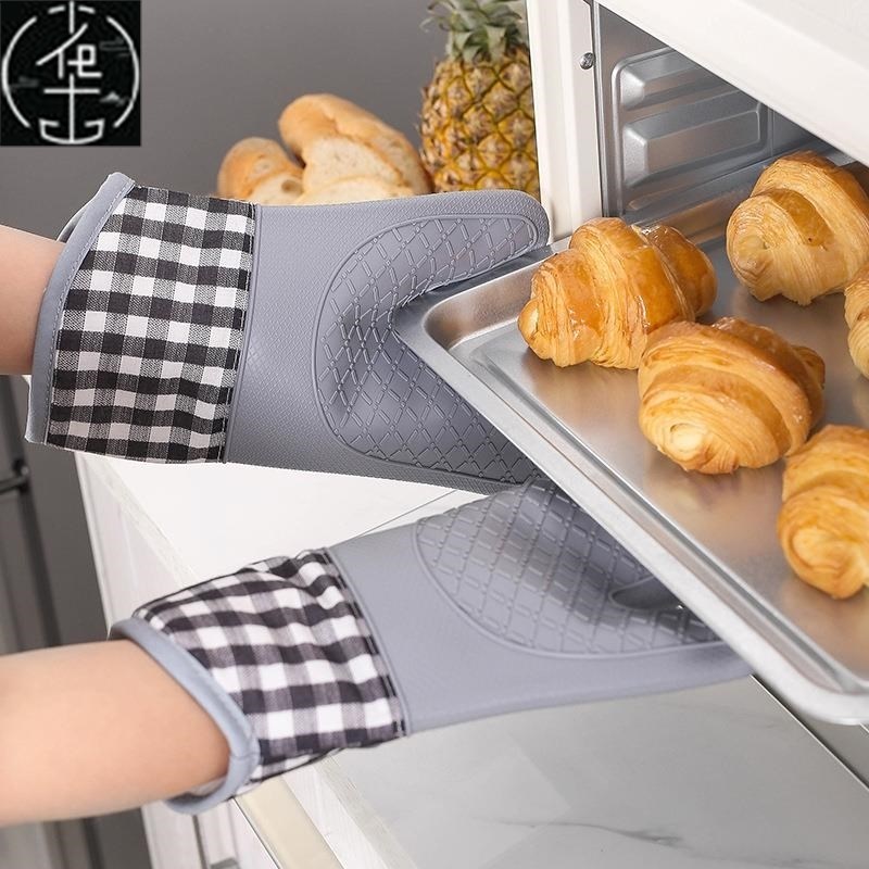 Anti-scalding Baking Oven BGloves Kitchen Mitts 烤箱隔热手套