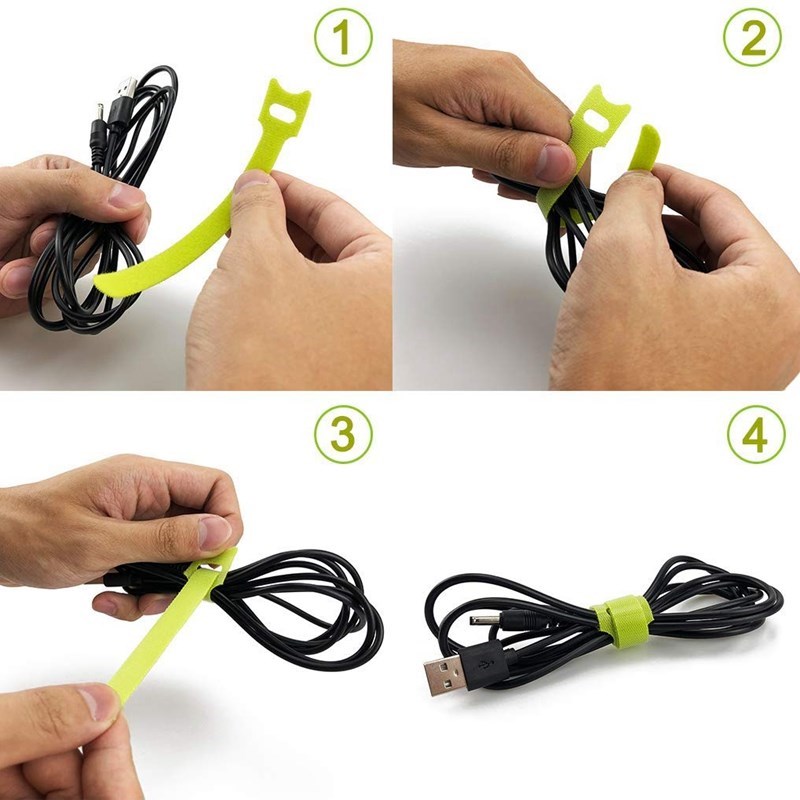 Self Adhesive Hooks Loops Tzape Nylon y Cable Ties Velcro