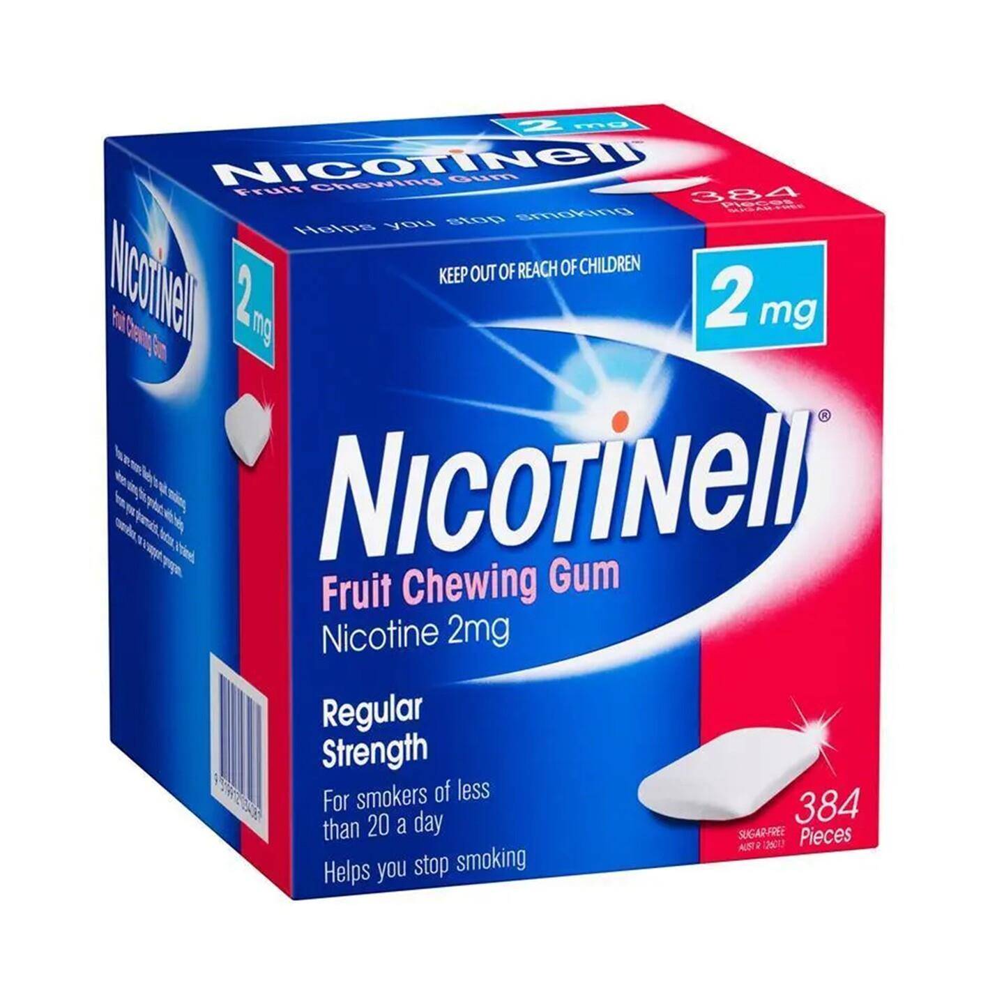 原味口香糖诺华Nicotinell戒烟口香糖水果味薄荷味戒烟