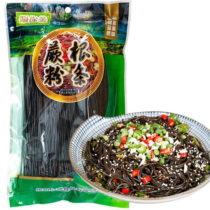 蜀姑娘蕨根粉厥根蕨根粉凉拌葛根干 干粉代餐土豆川粉丝宽粉条整