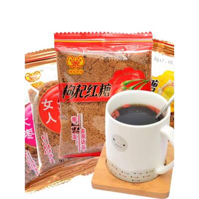 红糖单独独立小包装小袋装女人生姜汁大枣红枣一包枸杞山楂红糖粉