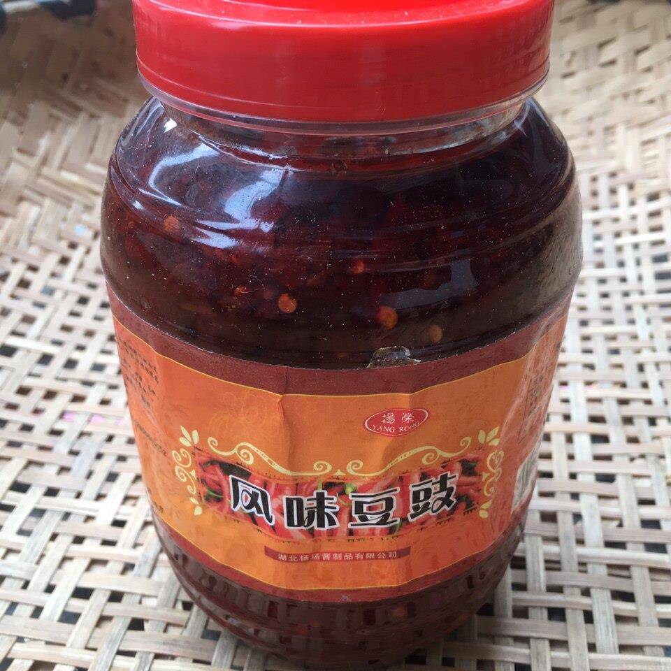 天门特产传统杨场豆豉自制豆豉酱辣椒豆豉酱凉拌下饭酱1000g