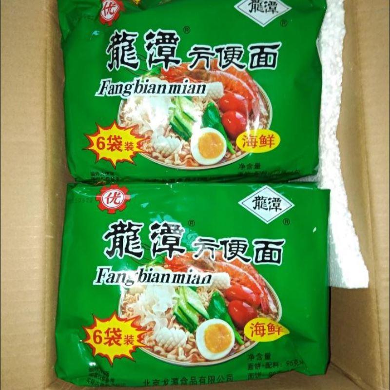 促销老北京密云特产龙潭海鲜味方便面干吃北京干脆面红烧泡面整箱