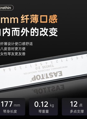 东方鼎24孔e复音口琴学生C调成人练习初学者口琴演奏专业T2403S2.