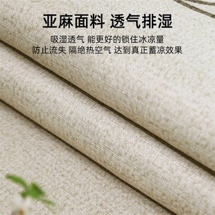 地毯客厅侘寂风免打理家用亚麻凉席沙发地垫大面积全铺卧室床边毯