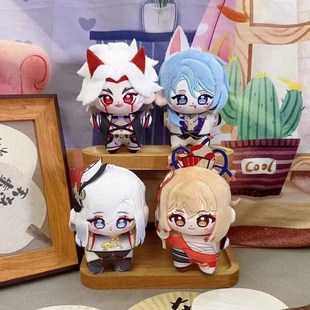 原神周边一斗宵宫申鹤绫人10cm海星体棉花娃P娃毛绒公仔玩偶挂件