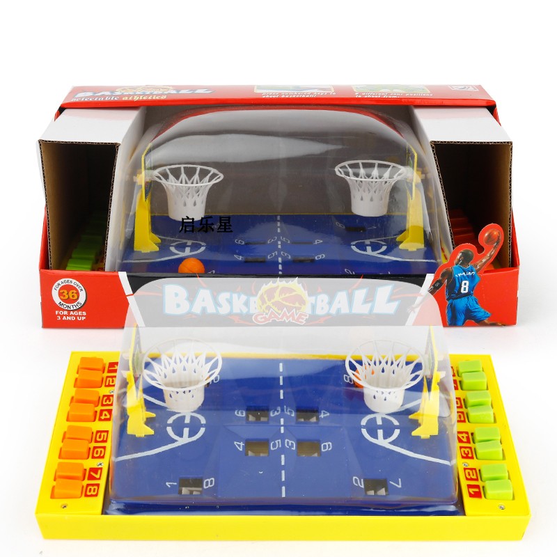 儿童桌面弹射篮球投篮机玩具宝宝对打游戏亲子互动桌游礼物3-7岁