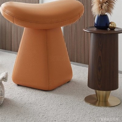 梳妆台坐凳化妆凳小尺寸高颜值不占空间主卧椅家用轻奢换鞋凳矮凳