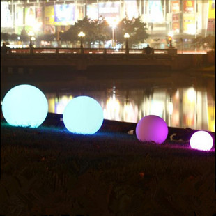 发光球活动装饰LED球吧台灯塑料儿童发光玩具礼品摄影表演圆球灯