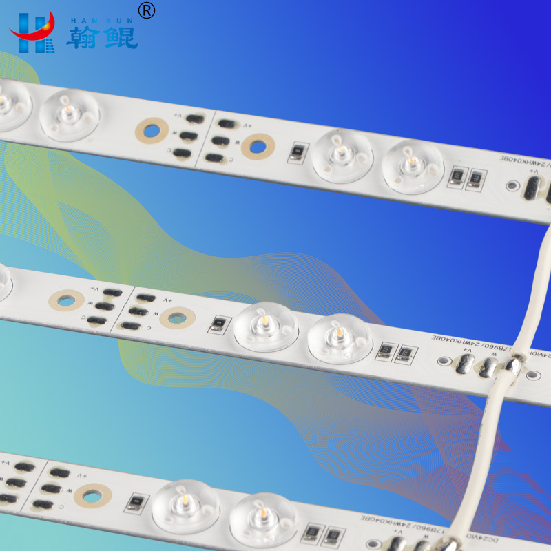 变色低压度透镜灯条95显灯带天幕天花软膜led光源现货色温