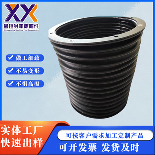 活塞杆防尘罩 油缸气缸伸缩保护套圆形 厂家销售拉链式 丝杠防护罩