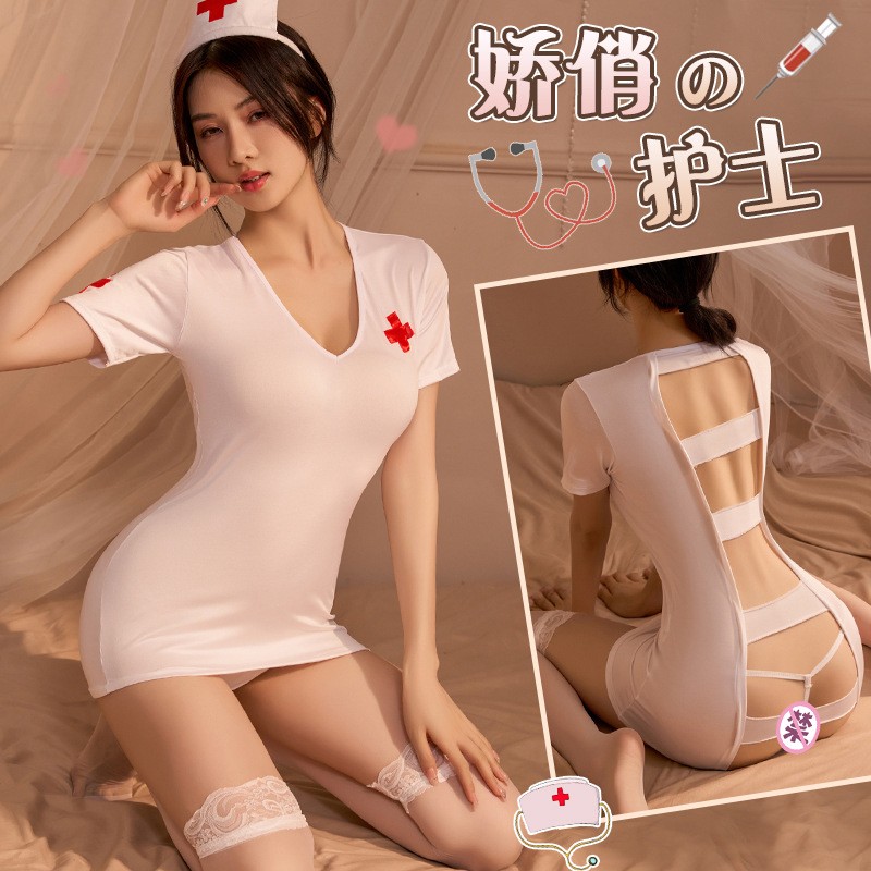 情趣内衣女性感睡衣火辣骚激情护士制服床上套装挑逗睡裙诱惑