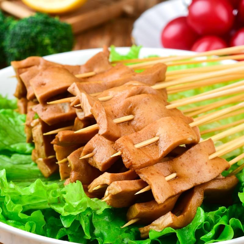 新货烧烤素串火锅炸串食材商用半成品藕片土豆茄子蔬菜串豆皮小串